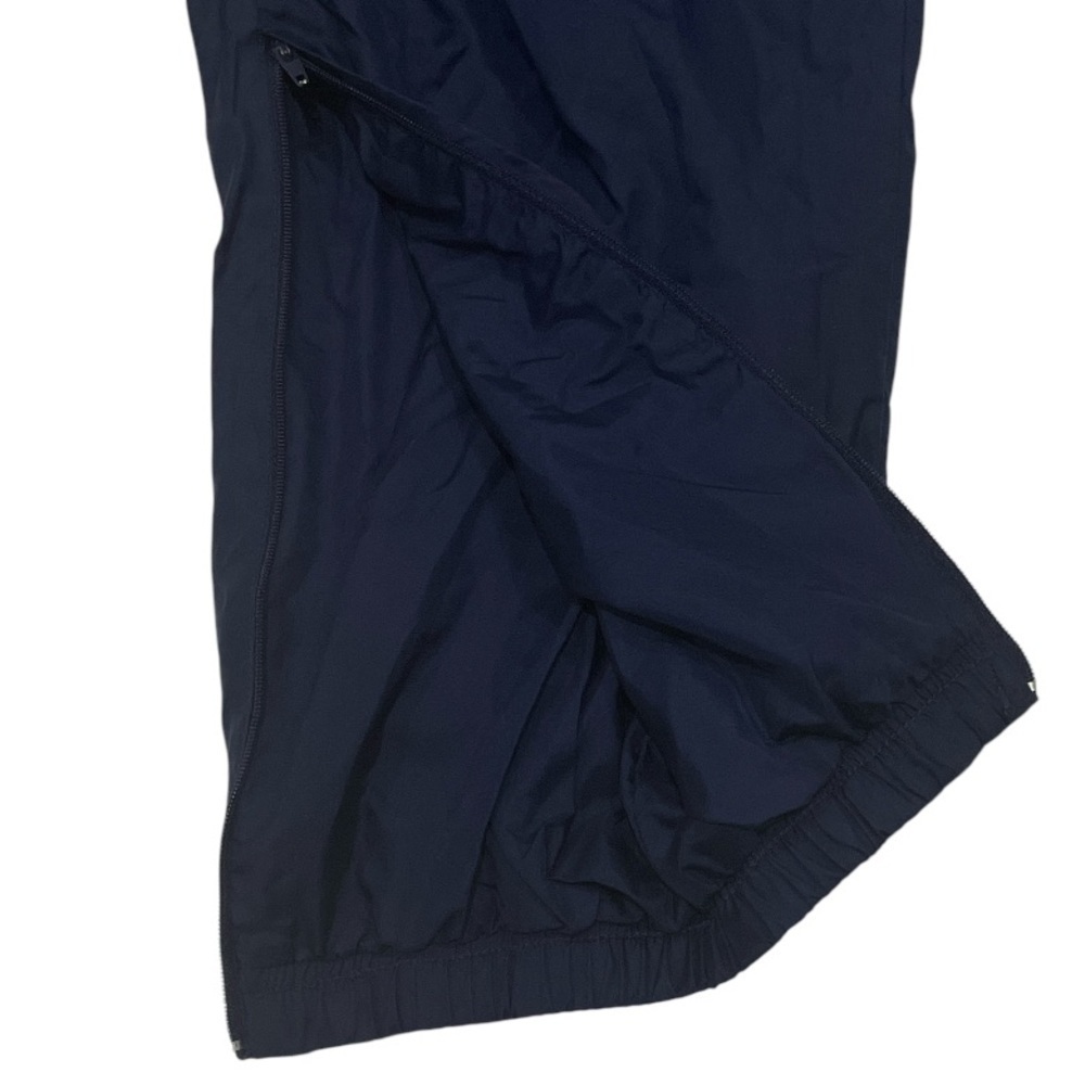 VINTAGE NIKE UNISEX NAVY LINED TRACK WIND BREAKER PANTS LARGE - Picture 7 of 8